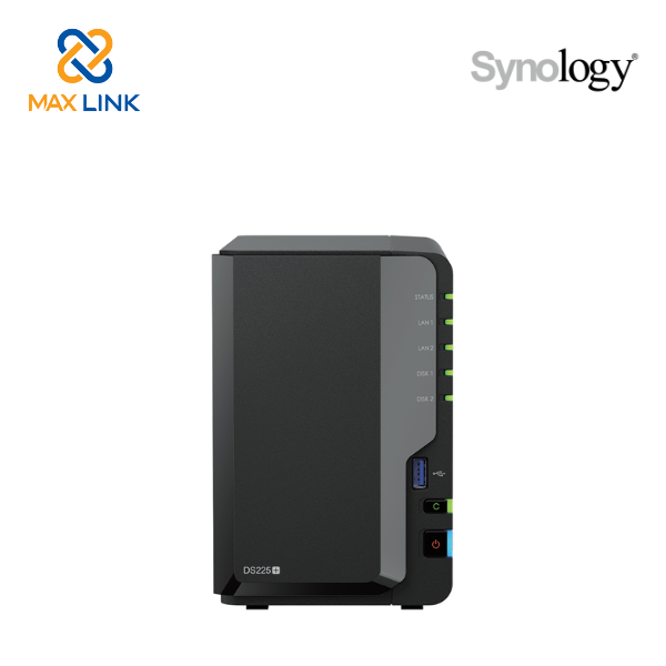 Thiết Bị Lưu Trữ Mạng NAS Synology DS225+ Thiết Bị Lưu Trữ Mạng NAS Synology DS225+