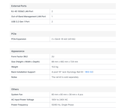 Thiết bị lưu trữ mạng NAS Synology FS3420 Thiết bị lưu trữ mạng NAS Synology FS3420