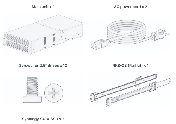 Thiết bị lưu trữ mạng NAS Synology HD6500 Thiết bị lưu trữ mạng NAS Synology HD6500