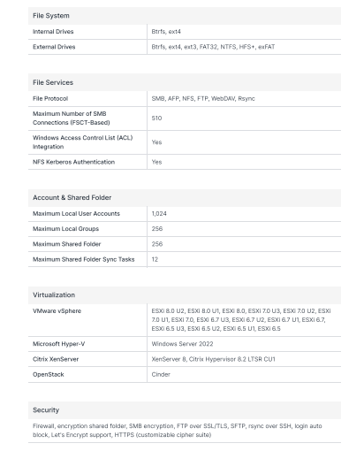 Thiết bị lưu trữ mạng NAS Synology RS2423RP+II Thiết bị lưu trữ mạng NAS Synology RS2423RP+II