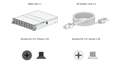 Thiết bị lưu trữ mạng NAS Synology RS2423RP+II Thiết bị lưu trữ mạng NAS Synology RS2423RP+II