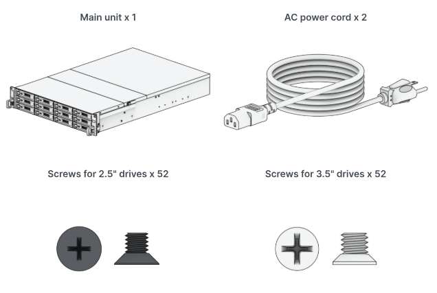 Thiết bị lưu trữ mạng NAS Synology SA3610 Thiết bị lưu trữ mạng NAS Synology SA3610