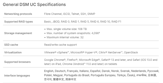 Thiết bị lưu trữ mạng SAN Synology UC3400 Thiết bị lưu trữ mạng SAN Synology UC3400