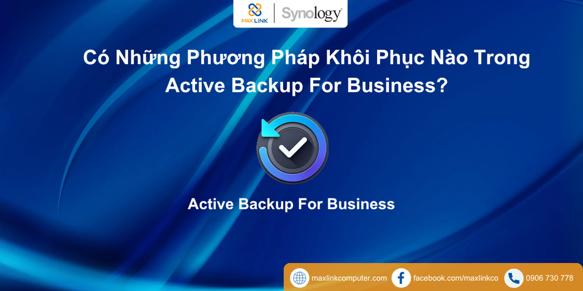 Có Những Phương Pháp Khôi Phục Nào Trong Active Backup For Business?