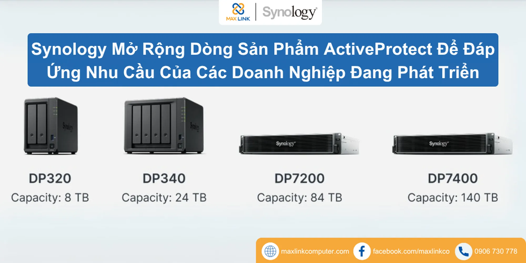 Synology Mở Rộng Dòng Sản Phẩm ActiveProtect Để Đáp Ứng Nhu Cầu Của Các Doanh Nghiệp Đang Phát Triển