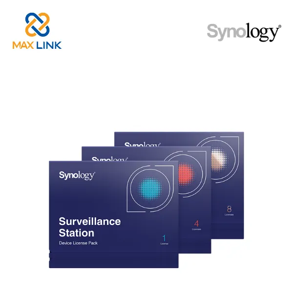 Phần mềm Synology Surveillance Device License Pack (x4)