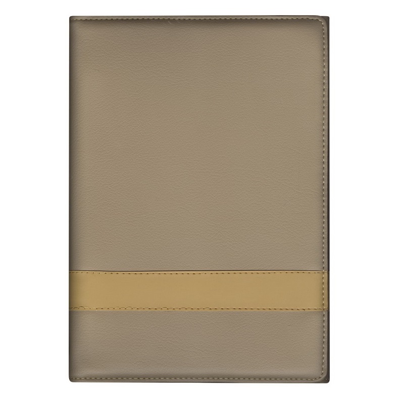 Sổ da cao cấp 6 còng kim loại màu đen phối vàng Sổ da cao cấp 6 còng kim loại màu đen phối vàng