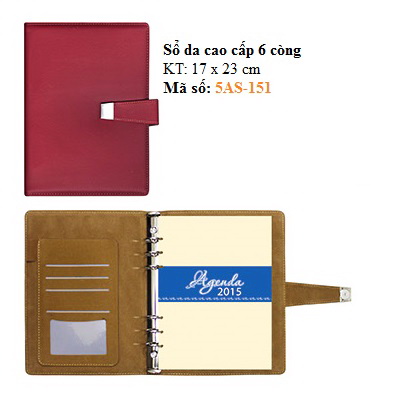 Sổ tay bìa da cao cấp màu đỏ đẹp mẫu mới năm 2015 Sổ tay bìa da cao cấp màu đỏ đẹp mẫu mới năm 2015