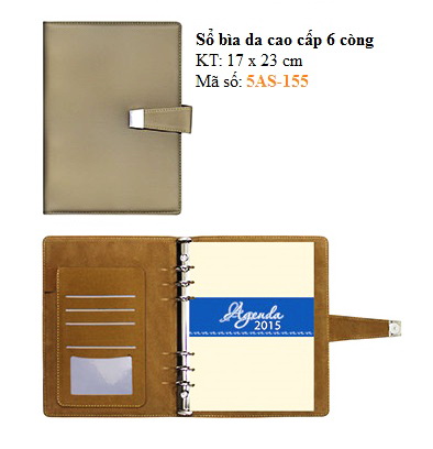 Sổ da cao cấp màu xám mẫu sổ đẹp năm 2015 Sổ da cao cấp màu xám mẫu sổ đẹp năm 2015