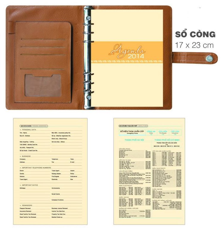 Cấu tạo sổ bìa da cao cấp Cấu tạo sổ bìa da cao cấp