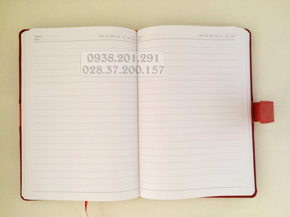 Sổ agenda có tay gài, có lịch 2018, lịch 12 tháng, đặt in sổ giá rẻ Sổ agenda có tay gài, có lịch 2018, lịch 12 tháng, đặt in sổ giá rẻ