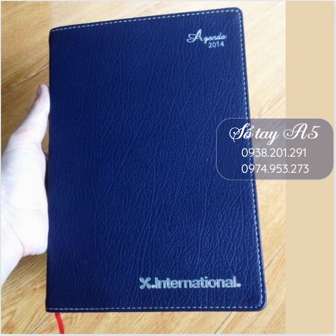 Sổ tay da kích thước A5 tiện dụng phổ biến làm quà tặng và ghi chép trong văn phòng, trường học Sổ tay da kích thước A5 tiện dụng phổ biến làm quà tặng và ghi chép trong văn phòng, trường học
