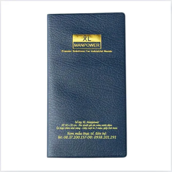 Sổ tay bìa da nhỏ mẫu XL nhỏ