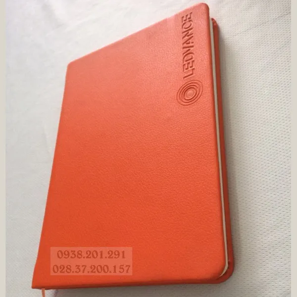 Sổ tay keo gáy A5 màu cam