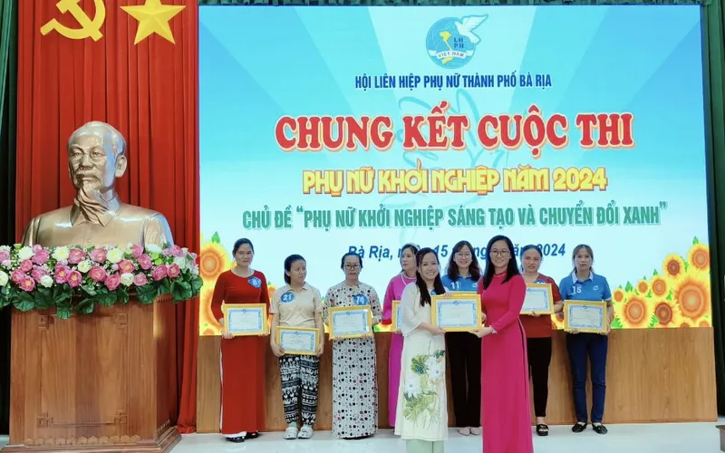 Cuộc thi Phụ nữ khởi nghiệp và chuyển đổi xanh năm 2024