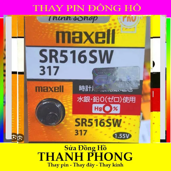 PIN ĐỒNG HỒ Maxell SR516SW