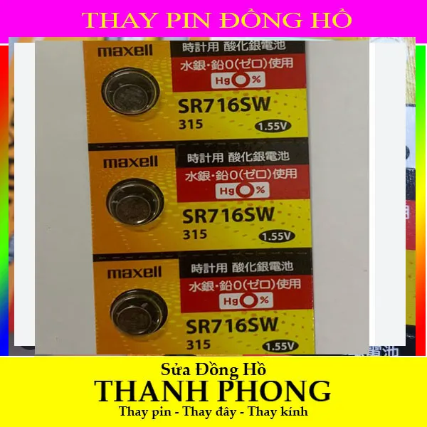 PIN ĐỒNG HỒ SR716SW