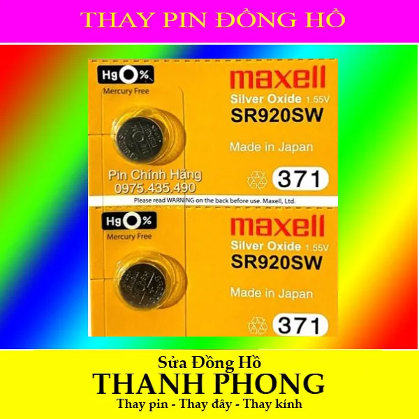 PIN ĐỒNG HỒ Maxell SR920SW 