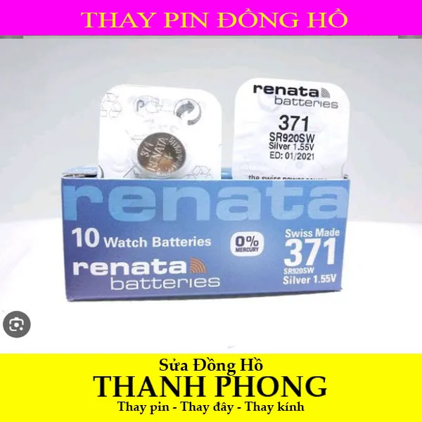 PIN ĐỒNG HỒ RENATA SR920SW