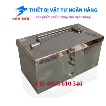 Hộp lưu trữ chìa khóa bằng Inox 1 bát khóa 20x10x10cm