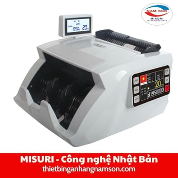 Máy đếm tiền Misuri 701New – Đếm nhanh, hỗ trợ kiểm tra tiền giả