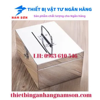 Thùng Inox đựng tiền chuyên dụng 50 x 40 x 40 cm