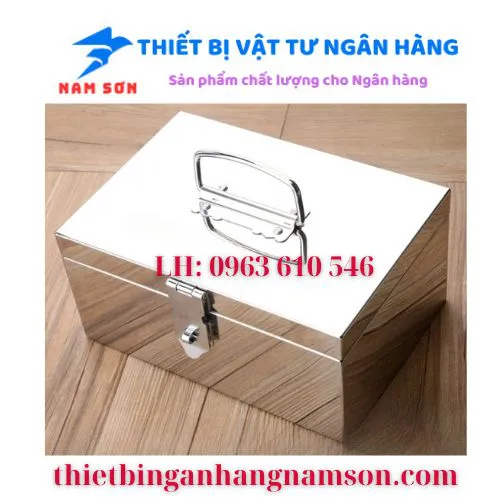 Thùng đựng tiền Inox 40 x 16 x 20 cm