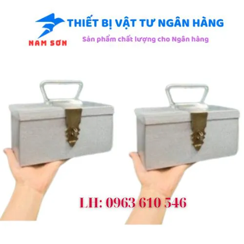 Hộp đựng chìa khóa con dấu bằng tôn 20 x 10 x 10cm