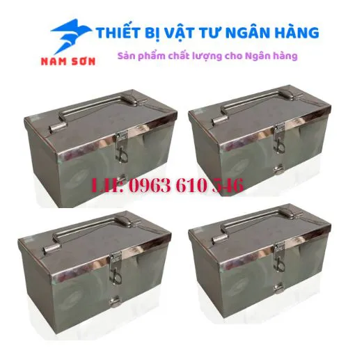 Hộp lưu trữ chìa khóa bằng Inox 1 bát khóa 20x10x10cm