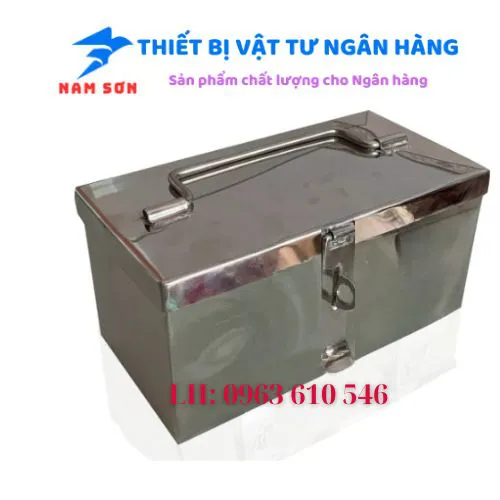 Hộp lưu trữ chìa khóa bằng Inox 1 bát khóa 20x10x10cm