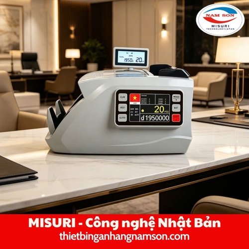 Máy đếm tiền Misuri 701New – Đếm nhanh, hỗ trợ kiểm tra tiền giả