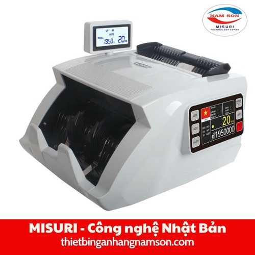Máy đếm tiền Misuri 701New – Đếm nhanh, hỗ trợ kiểm tra tiền giả