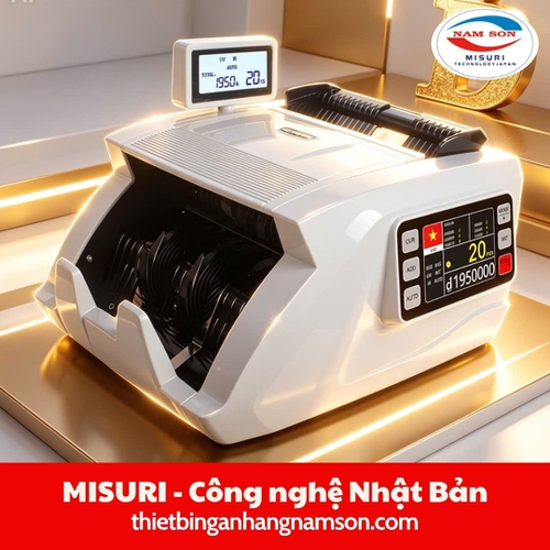 Máy đếm tiền Misuri 701New – Đếm nhanh, hỗ trợ kiểm tra tiền giả
