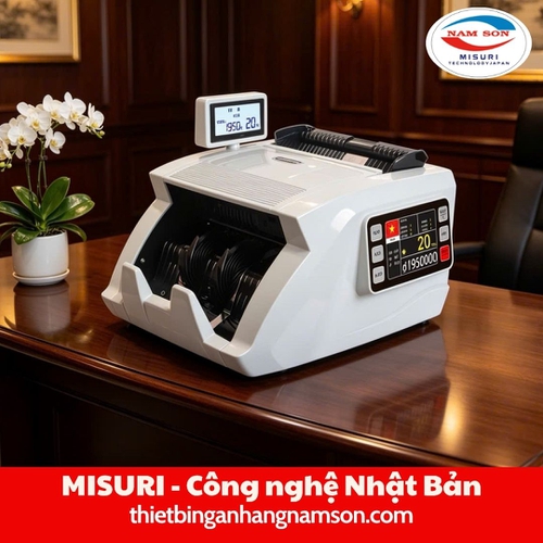Máy đếm tiền Misuri 701New – Đếm nhanh, hỗ trợ kiểm tra tiền giả