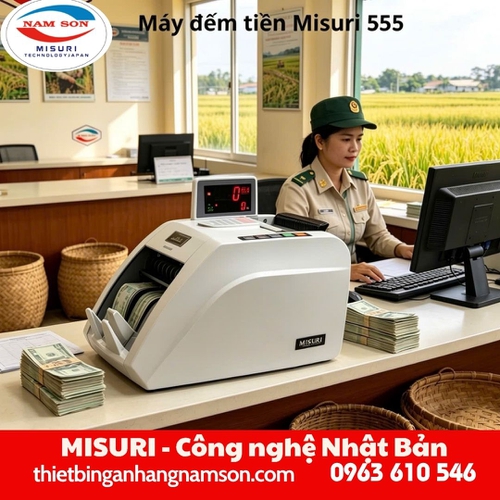 Máy đếm tiền Misuri 555