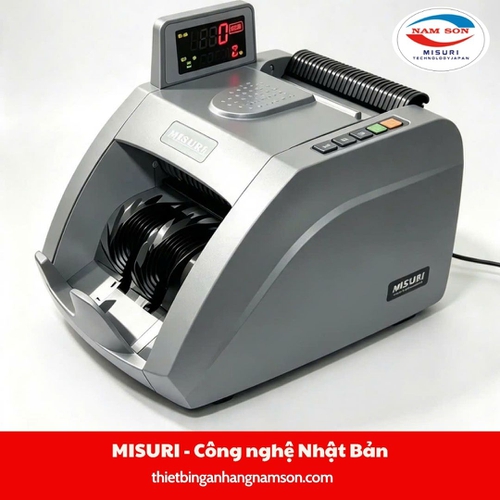 Máy đếm tiền MISURI 666 kiểm tra tiền giả | Nam Sơn