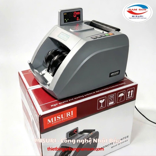 Máy đếm tiền MISURI 666 kiểm tra tiền giả | Nam Sơn