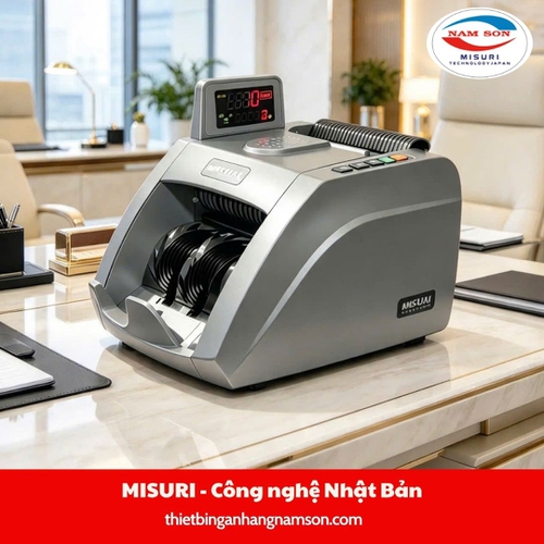 Máy đếm tiền MISURI 666 kiểm tra tiền giả | Nam Sơn