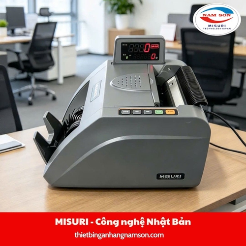 Máy đếm tiền MISURI 666 kiểm tra tiền giả | Nam Sơn
