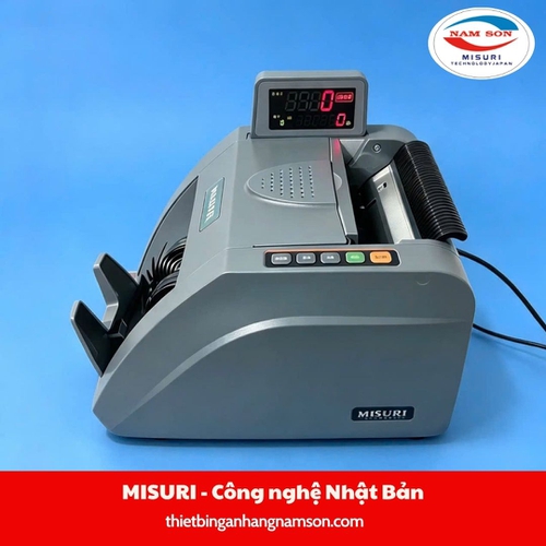 Máy đếm tiền MISURI 666 kiểm tra tiền giả | Nam Sơn
