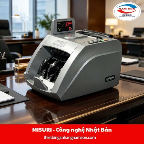 Máy đếm tiền MISURI 666 kiểm tra tiền giả | Nam Sơn