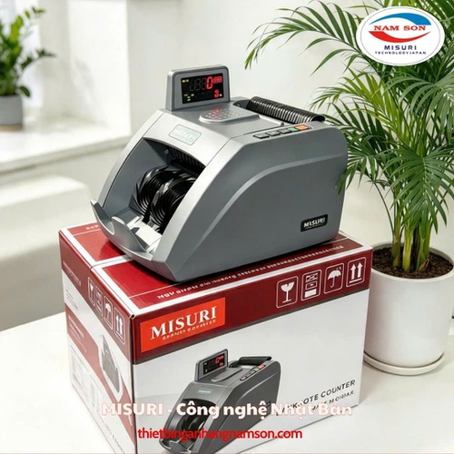 Máy đếm tiền MISURI 666 kiểm tra tiền giả | Nam Sơn