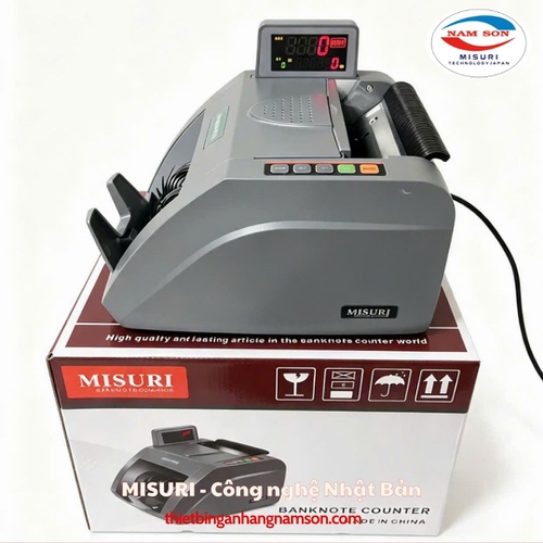 Máy đếm tiền MISURI 666 kiểm tra tiền giả | Nam Sơn