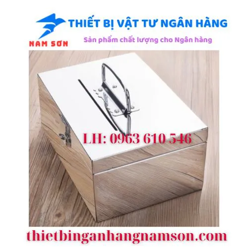 Thùng Inox đựng tiền chuyên dụng 50 x 40 x 40 cm