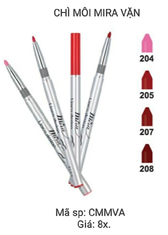 Chì môi MIRA vặn Chì môi MIRA vặn