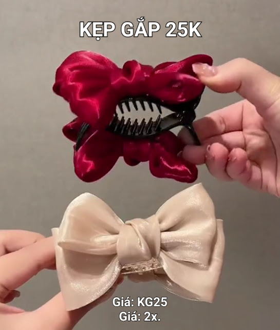 Kẹp gắp nơ 25k Kẹp gắp nơ 25k