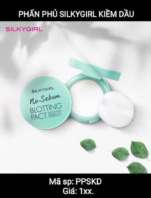 Phấn phủ silkgir kiềm dầu Phấn phủ silkgir kiềm dầu