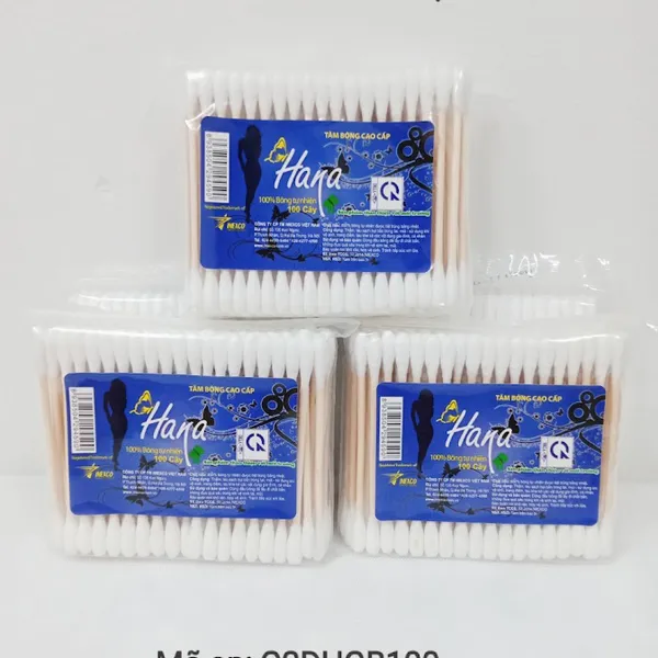 Gòn 2 đầu Hana gỗ bịch 100