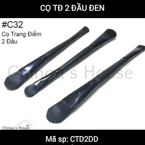 Cọ trang điểm 2 đầu đen c2