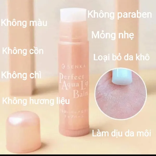 Son Senka dưỡng môi cấp ẩm